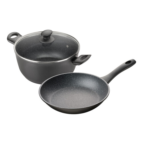 2 Piece Cookware Set - Fry Pan 26cm & Casserol