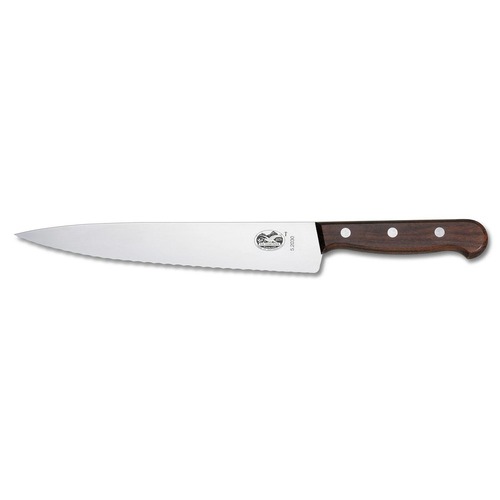 Victorinox Rosewood Chefs Knife Serrated 22 Cm 5.2
