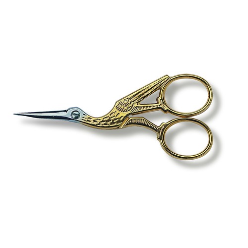 Victorinox Stork Embroidery Scissors 12 Cm Gold Pl