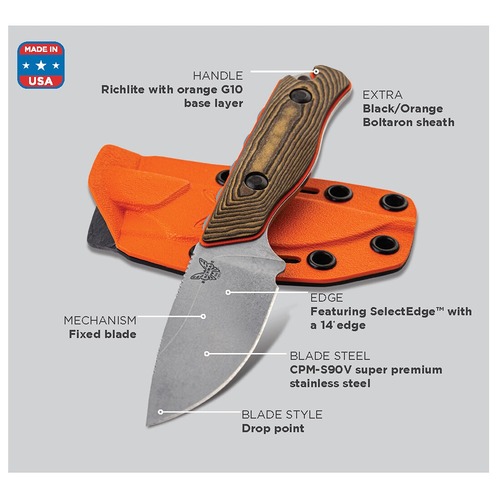 Benchmade Hidden Canyon Hunter, Fb, Richlite