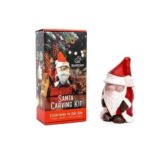 Beaver Craft  DIY06  Santa Carving Kit