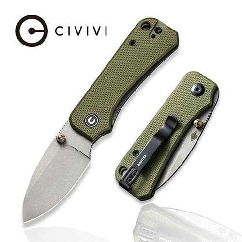 CIVIVI C19068S-5  Baby Banter Folding Knife, Green