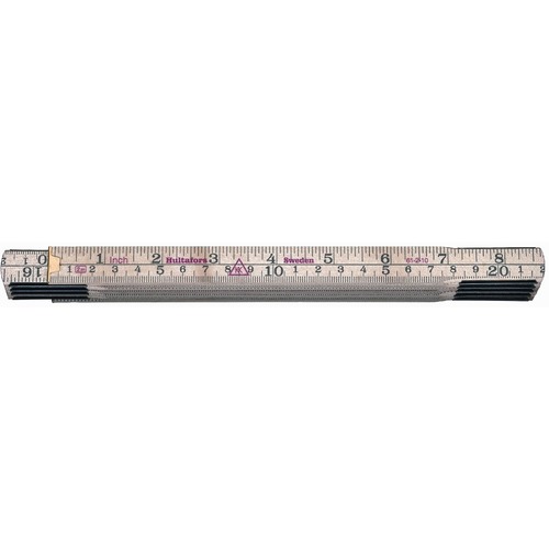 Hultafors 61-2-10 Wooden Folding Ruler Metric/Impe