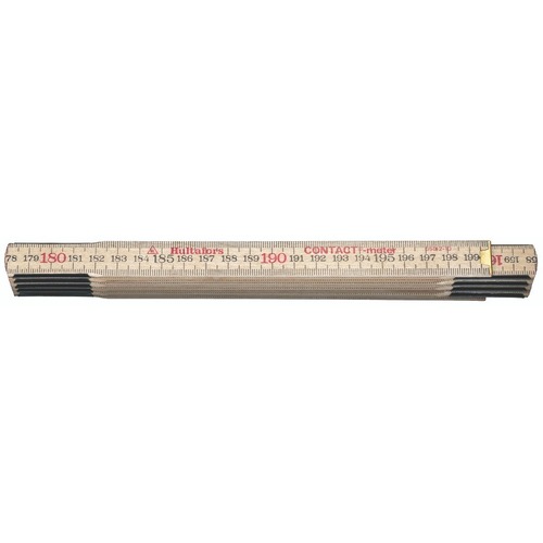 Hultafors 559-2-10 Wooden Folding Ruler, Contact M