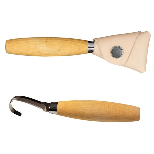 Mora 164 Wood Carving Hook Knife Right - With Leat