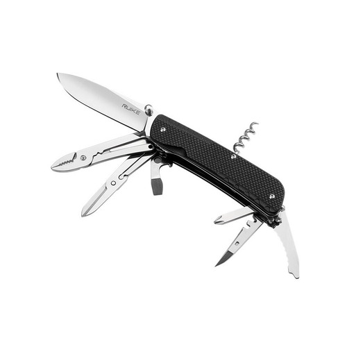 RUIKE LD41-B Black Multi-Function Folding Knife