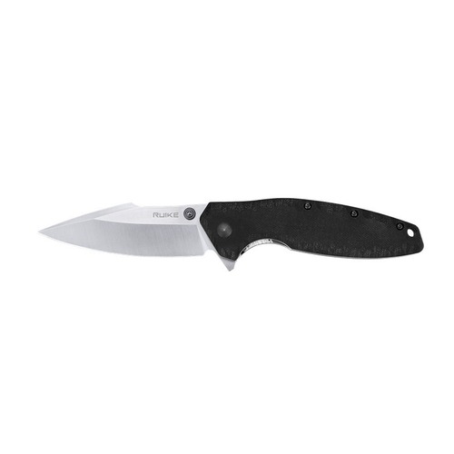 RUIKE P843-B Flipper Folding Knife, Black G10
