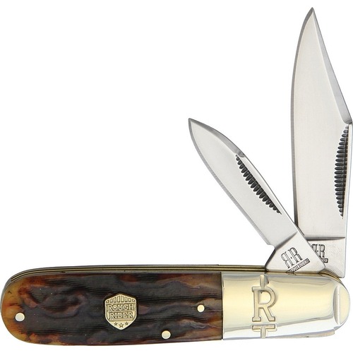 Rough Ryder Barlow Brown Stag Pattern Bone Folding