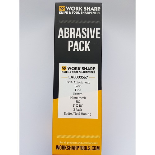 Work Sharp SA0003567 3600 Grit Micro-Mesh Belt Pac