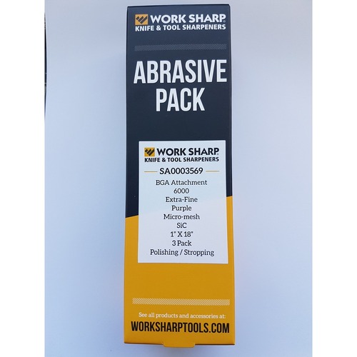 Work Sharp SA0003569 6000 Grit Micro-Mesh Belt Pac