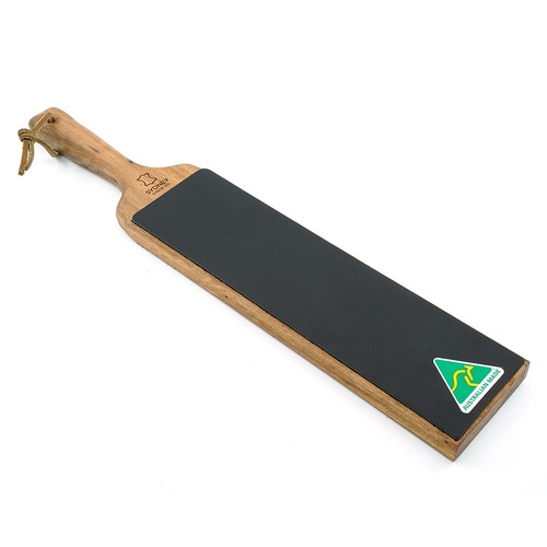Double-Sided Paddle Strop - Black Cow Leather