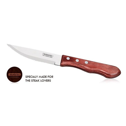 Tramontina  Jumbo Steak Knife - Red Polywood Handl