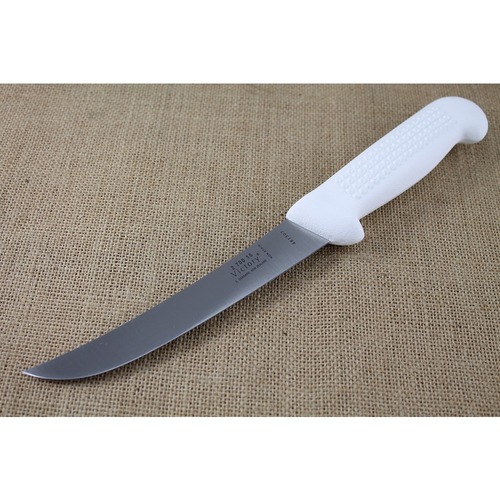 Victory Boning Knife 15 Cm Wide Curve Blade White 