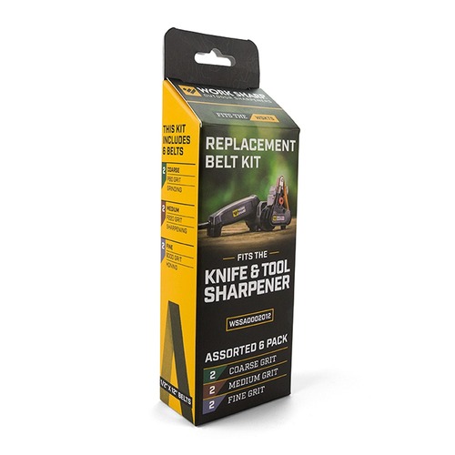 Work Sharp WSSA0002012 Replacement Belt Kit Qty 6 